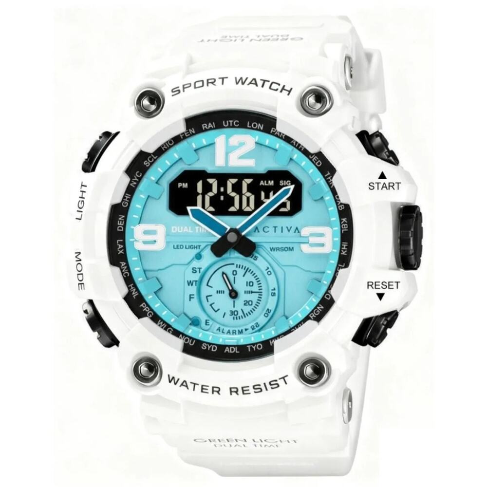 Activa Vextron X Invicta Digital Men's Watch 52mm White, NIB
